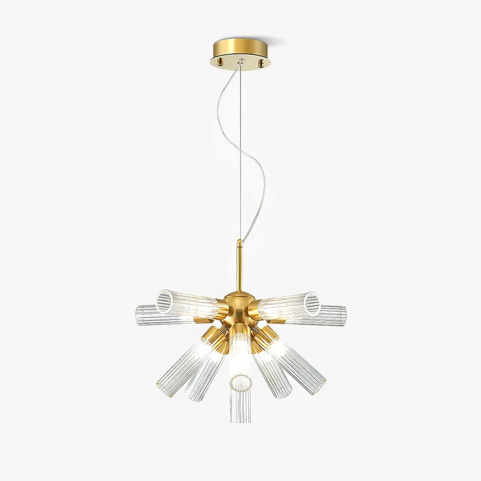 Modern Glass Chandelier for Living Room | Bright House